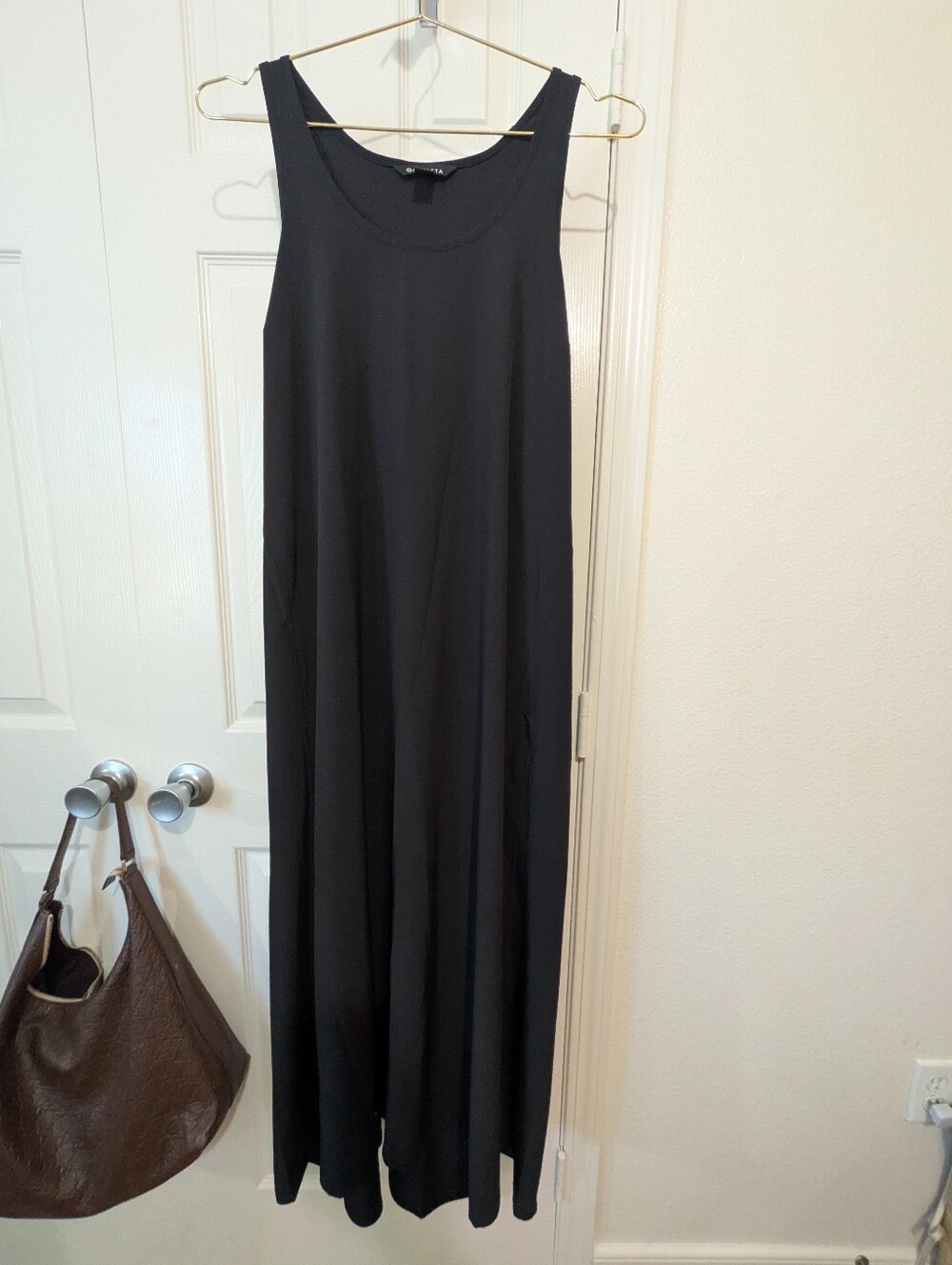 Athleta Presedio Travel Dress Black Nwt Large - Picture 3 of 4